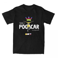 Áo thun xe đạp Tour de France, cotton, cổ tròn tay ngắn