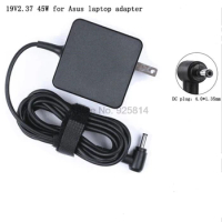100pcs/lot EU US Plug Laptop Ac Adapter Laptop Charger 19v 2.37a 45w 4.0mm*1.35mm for Asus UX305F UX21A UX31A UX32A UX32V