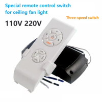 110V 220V Ceiling Fan Light Lamp Timing Wireless Remote Control Receiver 30 Meter Distance Remote Switch Speed Control Parts