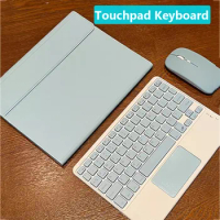Trackpad Keyboard Case for Lenovo Tab P12 2023 12.7inch for Xiaoxin Pad Pro 12.7 Magnetic Keyboard Cover Stand PU Leather Case