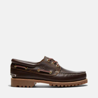 【Timberland 官方旗艦】男款棕色經典三孔帆船鞋(30003214)