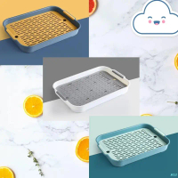 Khay úp cốc chữ nhật nhựa, Khay trà, khay úp cốc ly 2 lớp, Giá úp cốc gọn gàng sạch sẽ cao cấp