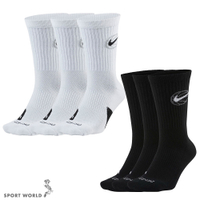 Nike 襪子 中筒 長襪 籃球襪 3入組 白/黑【運動世界】DA2123-100/DA2123-010
