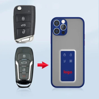 Car Digital Remote Key Digital Car Smart Remote Key Modified PEK Keyless Key Card for VW Audi Honda Toyota Ford Volvo Nissan
