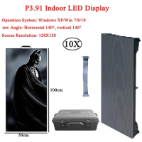 10Pcs/Lot Indoor P3.91 DJ Party Disco Advertising Rental Full Color LED Display LED Video Wall Panel 128x128 Pixels Led Display