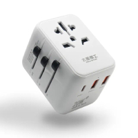 【太星電工】氮化鎵PD20W旅行用插座/3USB/旅充(萬國轉接頭AA303)
