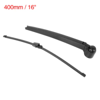 Uxcell 400mm 16 Inch Rear Windshield Wiper Blade Arm Set for VW Caddy MK3 2004-2015 for VW California T5 2003-2014
