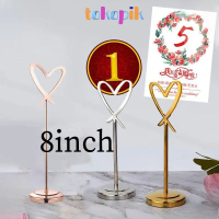 Tiang Nomor Meja 20cm Table Number Menu Stand Number Holder Menu Stand Stainless Table Number Holder