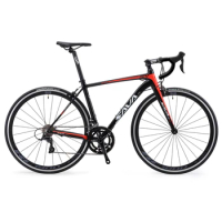 SAVA R6 Road Bike Complete 700c Racing Road Bicycle Adult Road Bike with SHIMANO 18 speeds Carbon Fork