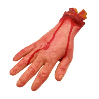 Bloody Horror Scary Halloween Prop Severed Life Size Arm Hand House Scary Bloody