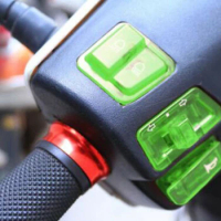 Motorcycle Turn Signal Switch Far and Near Light Horn Button for Scooter GY6 50Cc 125Cc 150Cc Honda DIO AF17 AF18 Green