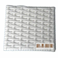 500G White Color Flat Synthetic Rattan Weaving Material Plastic Rattan For Knit And Repair Chair Table Swing Basket Etc