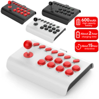 Wireless PC Game Joystick Bluetooth Arcade Game Stick Joystick Controller For Switch/PS4/PS3/Xbox One/PC Fighting Game Joystick