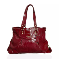 Coach [PRELOVED] Coach Ashley Maroon Leather GHW Tote Bag