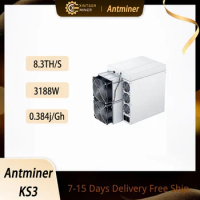 New Antminer KS3 8.3T Miner Crypto Mining Machine Bitmain KAS Asic Miner With PSU Free Shipping
