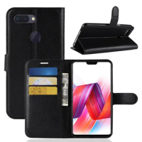 Brand gligle fashion leather wallet case cover for OPPO R15 standard edition case protective shell bags