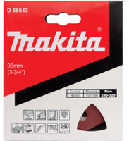 MAKITA 牧田 D-58643 磨切機 三角型 砂紙 木頭 #240 拋光 研磨