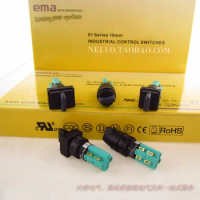 [SA]EMA16mm selector switch 01S-R / C / SM / A40.S2P knob two self-reset / self-locking 2a2b--5pcs/lot