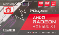 Five year warranty VGA (การ์ดจอ) SAPPHIRE PULSE AMD RADEON RX 6600 XT - 8GB GDDR6  มือสอง