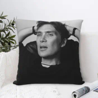 C-Cillian Murphy Pillow Cover Actor Cushion Cover Graphic Pillow Case Novelty Pillowcases For Sofa Home Decorative
