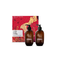 【茶籽堂】迎豐果版畫禮盒(水芙蓉植萃雙入組-水芙蓉洗髮露+水芙蓉沐浴露/香氛洗沐/送禮/喬遷/生日/長輩)