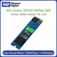 Western Digital WD Green SN350 500G 960G 250G 1TB Internal Solid State Drive M.2 2280 NVMe PCIe 3.0 Computer SSD