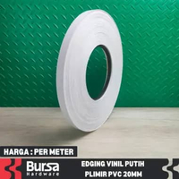 Edging HPL Vinyl Putih Plimir PVC 20mm Vinil Harga Per Meter