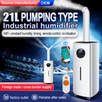 BE-J001 Strong Power Industrial Commercial Humidifier 21L Large Capacity Ultrasonic 110W 2000ml/h Pumped Type Humidifier