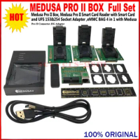 New Original Medusa Pro II Box/ Medusa Pro 2+Medusa Pro II 3 Pc Socket(UFS BGA-254 ,0153,eMMC 4 IN 1 )is a brand new version of