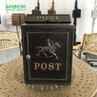 Top Selling Vintage Wrangler Post Box Mail Letterbox Wall Mount Mailbox