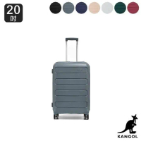 KANGOL - 英國袋鼠20吋輕量耐磨可加大PP行李箱-多色可選