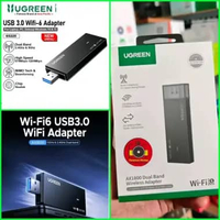 Ugreen Wifi 6 AX1800 Adapter Dongle Reciever 2.4Ghz 5Ghz 65225