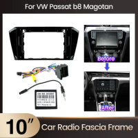 FELLOSTAR 10 "Android Car Radio Stereo Frame for VW Passat b8 Magotan Frame Board Adapter Mount Dashboard Mount Baffle Trim Kit