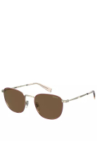 Levi's LEVI-S Sunglasses LV 1029/S-6K3-70, Round Shape with Gold color