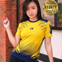 Cod Kaos Training wanita Full Printing Baju Running Premium Jersey Voli Wanita Jersey Badminton Kaos