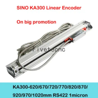 Sino KA300 1micron RS422 Signal 620 670 670 720 770 820 870 920 970 1020mm Linear Glass Scale Encoder for Milling Lathe Machine