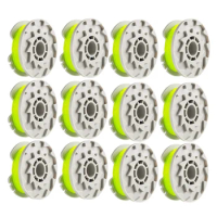 12 Pack Worx Mowing Accessories Grass Rope Mowing Line Worx Mowing WA0014/WA0037 Replacement Spools