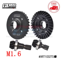 GPM HD Hardened Medium Carbon Steel Upgrade 32/10T Front And Rear Diff Bevel Pinion Gear7790 7791 7792 TRAXXAS X-MAXX 1/6 XRT 8S