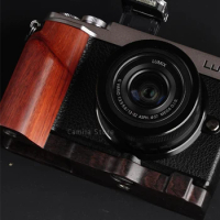 L Type ultralight Solid wood Bracket Tripod Plate Base Grip Handle For Panasonic LUMIX gx9 Digital Camera accessories