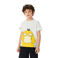 เสื้อยืดเด็ก Junior's Regular Sorona Short Sleeve Printed Tee (Psyduck Pokémon) สีขาว