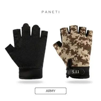 SARUNG TANGAN MOTOR SEPEDA MECHANIX PRIA TACTICAL GLOVES HALF FINGER Army
