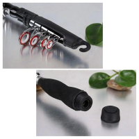 Telescopic Fishing Rod For Seawater And Freshwater Fishing, Ultra Light 1M Fishing Gear G2R8