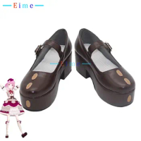 Otori Emu Cosplay Shoes PU Shoes Halloween Carnival Boots Anime PJSK Cosplay Props Custom Made