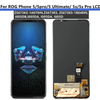 100% Tested 6.78" For Asus ROG Phone 5 5pro 5s Pro LCD Display Screen Display With Frame For ROG Phone 5 Ultimate ZS673KS I005DA