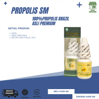 Bumi Herbalis Propolis SM Herbal untuk Mengempiskan Amandel Sulit Menelan Radang Tenggorokan Origina