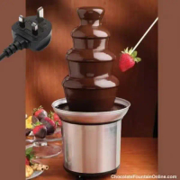 0KT WARE 3 tier 4 Tiers Electric Chocolate Fountain maker machine Sauce chocolate mesin