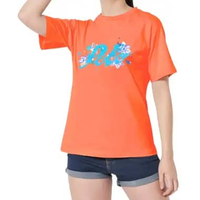 POLO - 7702.52 Ladies Regular Crewneck T-shirt - Orange XL
