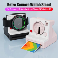 Retro Charger Stand for Samsung Galaxy Watch 4 Watch 4 Classic Dock Bracket Adapter For Galaxy Watch 3 Active 2 Station Holder