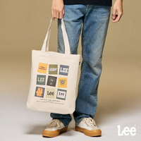 Lee 九宮格logo印花 帆布 單肩手提包 | Modern | 百搭單品