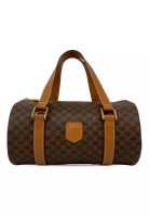 CELINE 二手 Celine Macadam 塗層帆布波士頓包